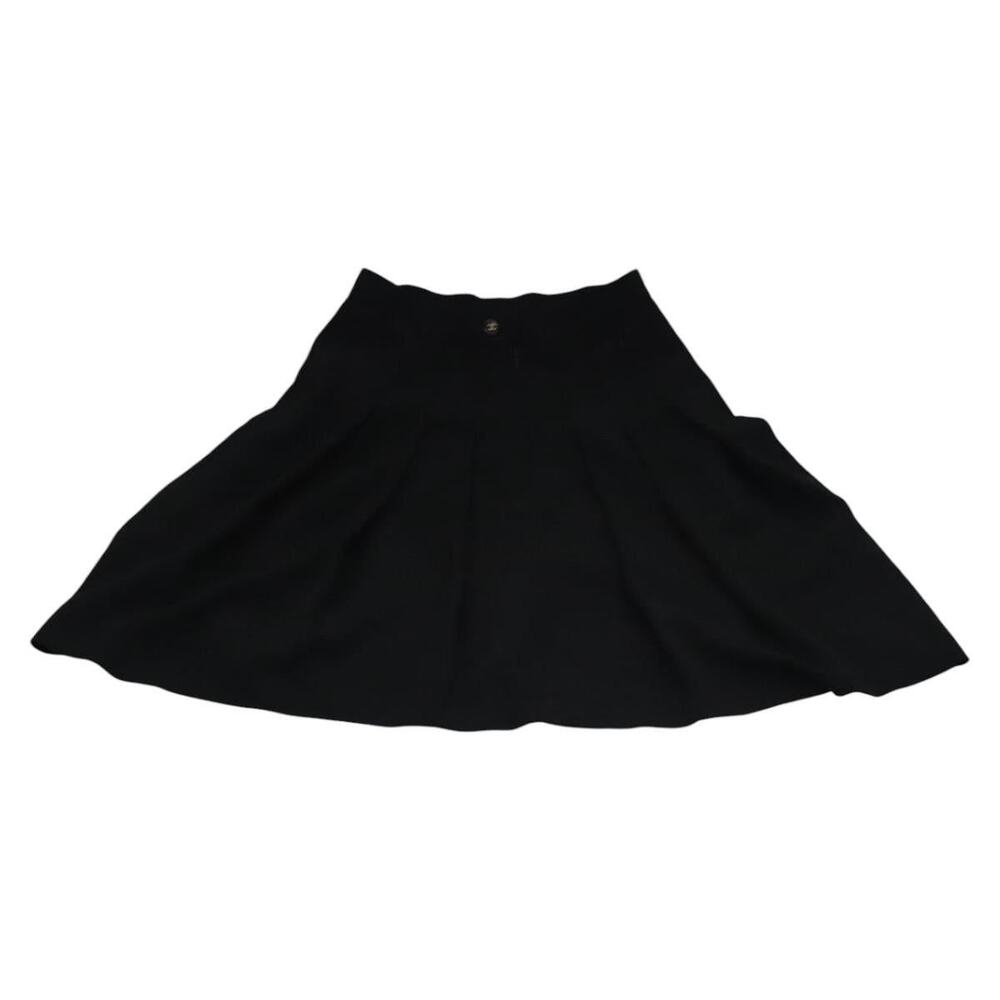 Chanel Cotton Skirt Black